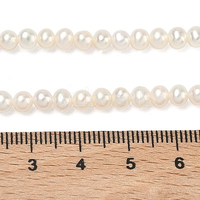 Natural Cultured Freshwater Pearl Beads Strands PEAR-L034-06D-1