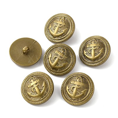 1-Hole ABS Plastic Shank Buttons BUTT-WH0015-68B-1