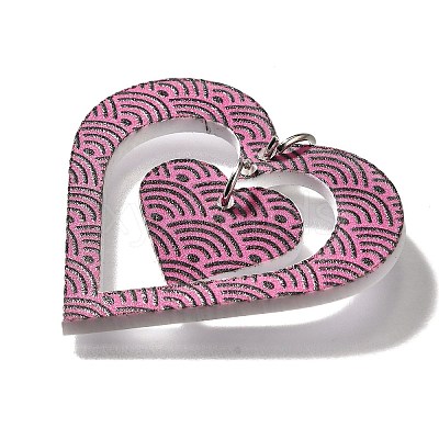 Printed Acrylic Pendants FIND-B045-05-1