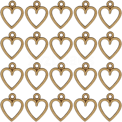 100Pcs Tibetan Style Alloy Charms FIND-SC0012-39AB-1