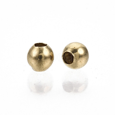 Brass Beads KK-R141-2.4mm-01C-NF-1