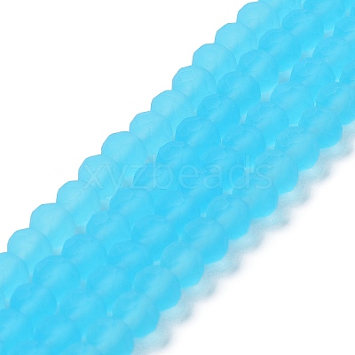 Transparent Glass Beads Strands EGLA-A034-T3mm-MD08-1