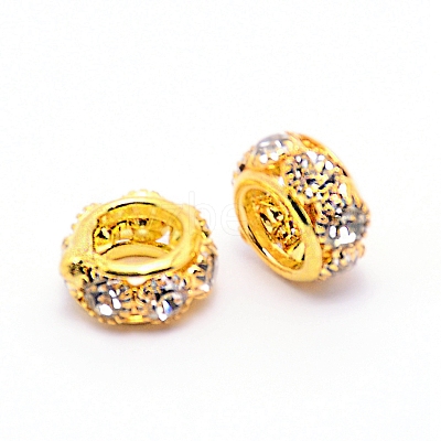 Alloy Crystal Rhinestone Beads PALLOY-WH0081-52A-01-1