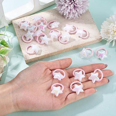 10Pcs Plastic Girls Hair Accessories OHAR-TAC0011-001B-1