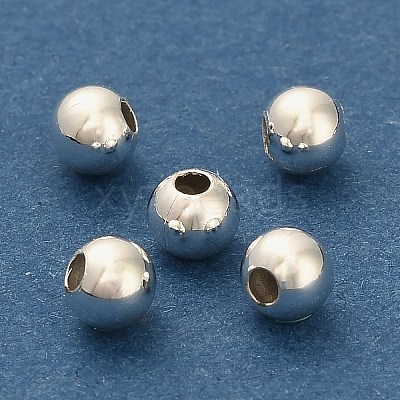 Round Brass Beads KK-A276-02A-S-1
