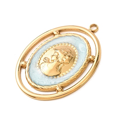 304 Stainless Steel with Enamel Pendants SA-CBA53DF-02-1