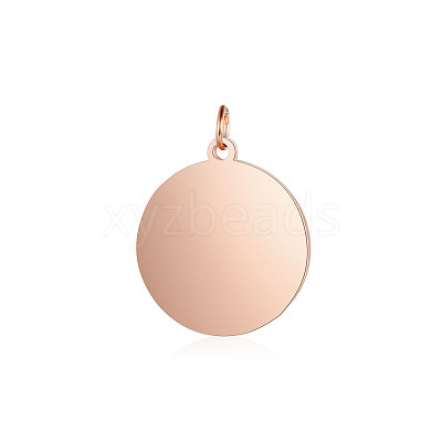 Ion Plating(IP) 304 Stainless Steel Pendants STAS-I311-33E-RG-1