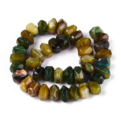 Natural Agate Beads Strands G-N356-01A-06-1