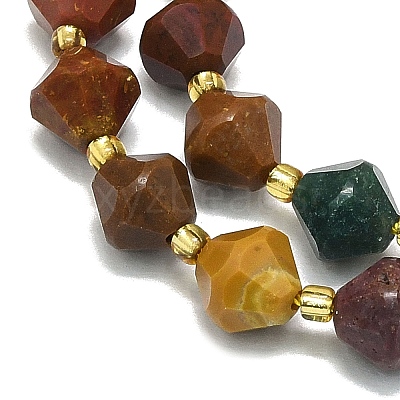 Natural Ocean Agate/Ocean Jasper Beads Strands G-I376-B22-01-1