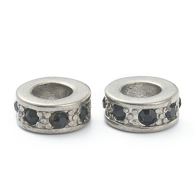 304 Stainless Steel Rhinestone Bead Spacers STAS-I181-026P-1