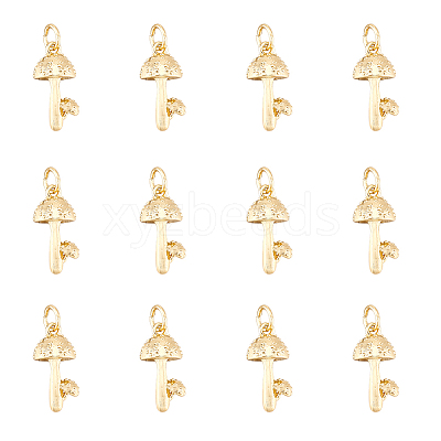 12Pcs Brass Pendants KK-DC0002-20-1