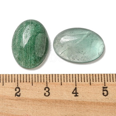 Natural Green Fluorite Cabochons G-C115-01A-09-1