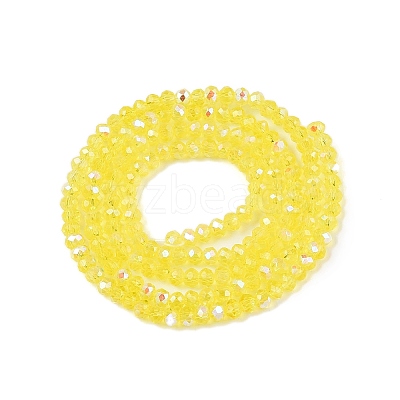 Electroplate Glass Beads Strands EGLA-A044-T1mm-L29-1