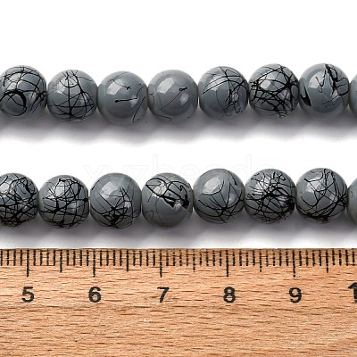Baking Paint Drawbench Glass Beads Strands GLAA-XCP0001-21-1
