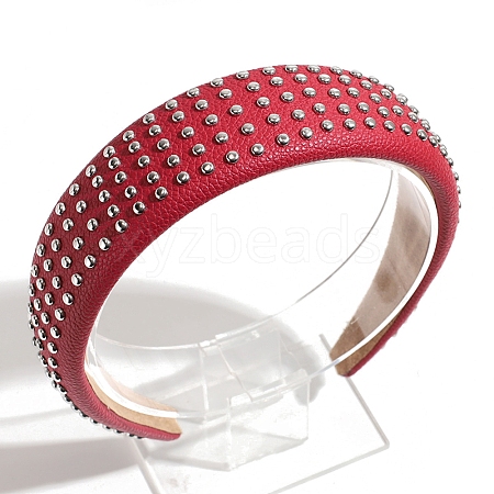 Alloy Rivet Hair Bands PW-WGE43CD-03-1