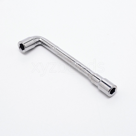 Stainless Steel L-shape Socket Wrench AJEW-WH0239-82-1