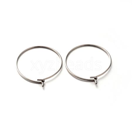 304 Stainless Steel Wine Glass Charms Rings A-STAS-E088-17-1