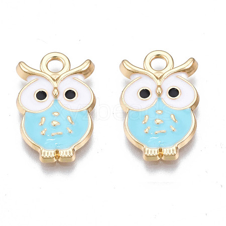 Alloy Enamel Pendants PALLOY-N170-019C-NR-1