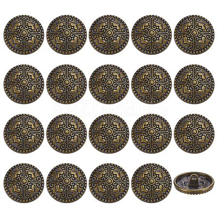 1-Hole Alloy Buttons FIND-FG0004-58A-1