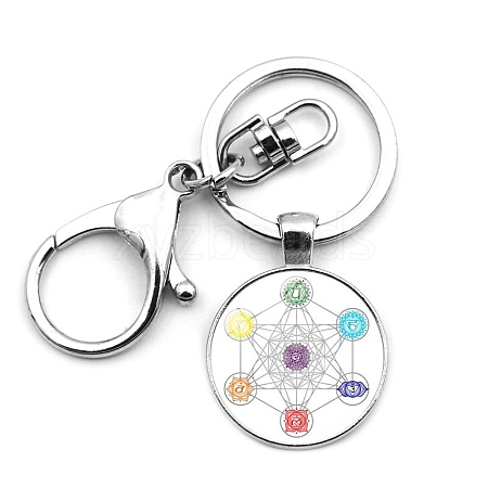 Glass Keychains PW-WG95496-08-1