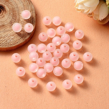 Transparent Acrylic Beads TACR-S135-001F-1