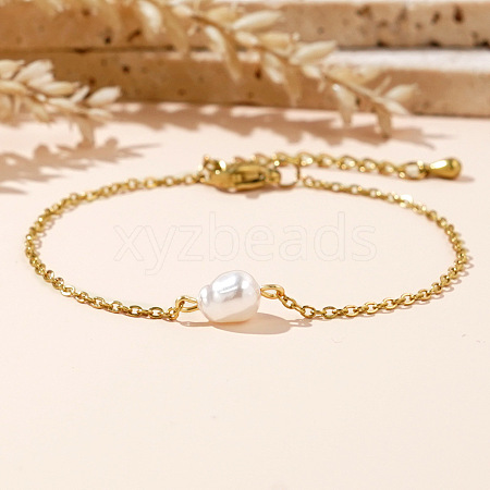 Imitation Pearl Link Bracelets CV8927-1