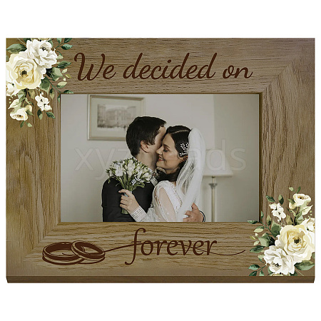 Rectangle Wood Photo Frames AJEW-WH20021-011-1