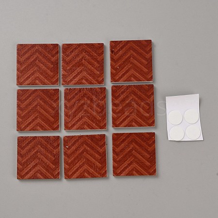 Mini Wood Floor AJEW-WH0479-40A-1