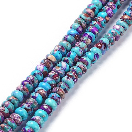 Synthetic Turquoise Beads Strands G-C034-02A-1