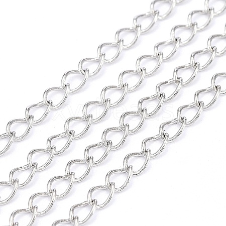 Brass Twisted Chains CHC-Q001-4x3mm-P-1