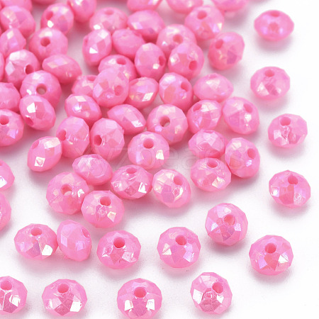 Opaque Acrylic Beads MACR-Q239-018C-07-1