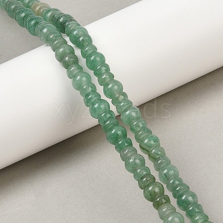 Natural Green Aventurine Beads Strands G-P595-B04-01-1
