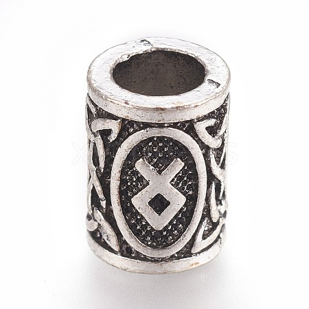 Tibetan Style Alloy Beads PALLOY-TAC0020-01U-1