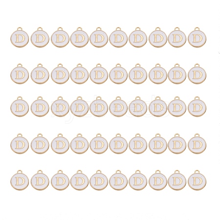 Golden Plated Alloy Charms ENAM-SZ0001-25A-D-1