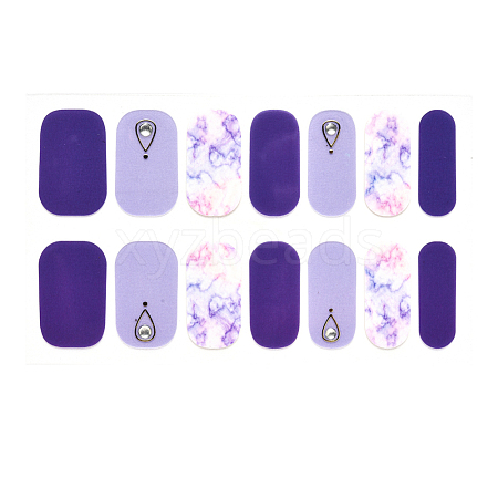 Full Cover Nombre Nail Stickers MRMJ-S060-ZX3384-1