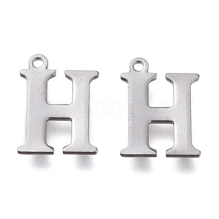 Tarnish Resistant 304 Stainless Steel Charms STAS-H112-H-P-1