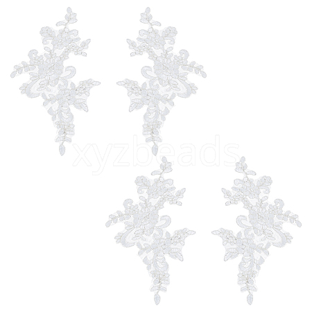 Flower Polyester Computerized Embroidery Sew on Ornament Accessories DIY-WH0504-165A-1