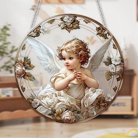 Angel Acrylic Window Hanging Ornaments PW-WG8924B-01-1