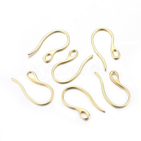 304 Stainless Steel Earring Hooks STAS-O110-19G-1