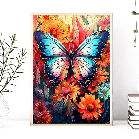 Butterfly Diamond Picture for Living Room Bedroom Decorative Painting PW-WG7BB95-07-1