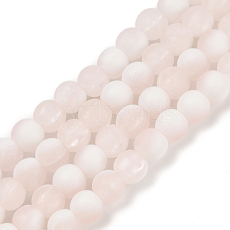 Frosted Crackle Glass Beads X1-GLAA-U001-6mm-M12-1