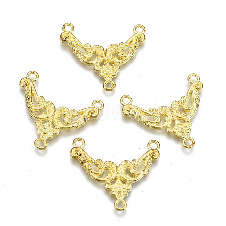 Tibetan Style Alloy Chandelier Component Links TIBE-N011-010G-RS-1