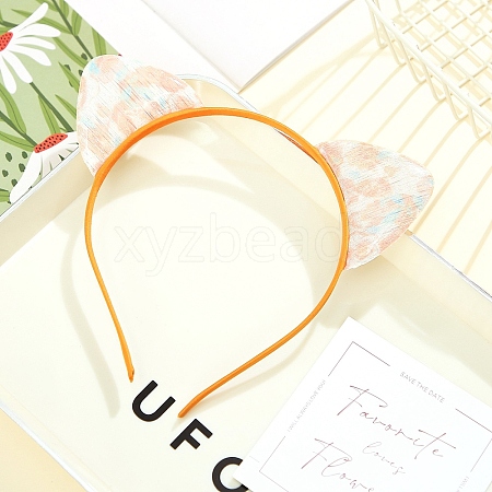 Cute Cat Ear Cloth Hair Bands PW-WGA985C-10-1