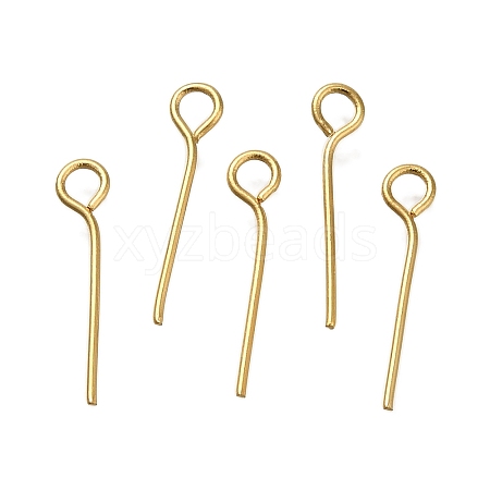 Brass Eye Pins KK-H502-02B-G-1