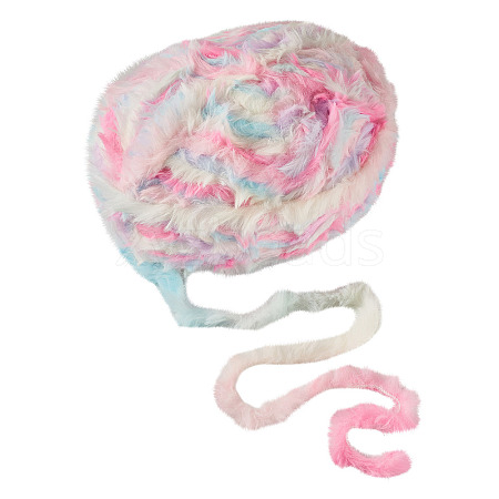 Super Bulky Imitation Fur Polyester Yarn OCOR-TAC0016-36M-1