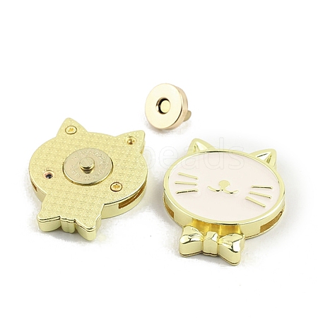 Alloy Enamel Decorative Magnetic Buckles PW-WG17045-01-1