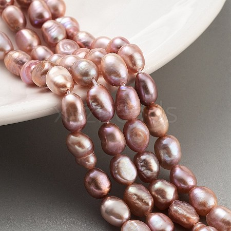 Natural Cultured Freshwater Pearl Beads Strands PEAR-P062-29E-1