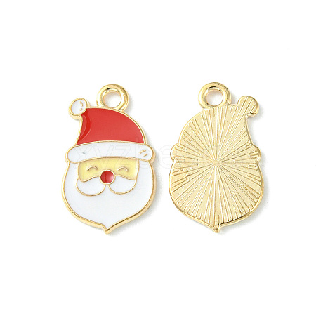 Christmas Alloy Enamel Pendants ENAM-D047-10LG-03-1