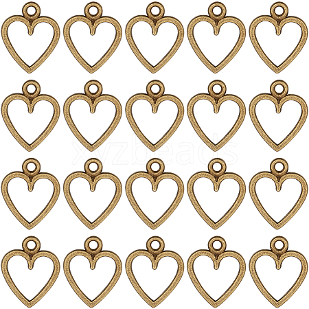 100Pcs Tibetan Style Alloy Charms FIND-SC0012-39AB-1