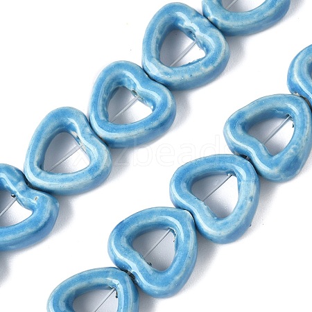 Handmade Porcelain Beads Strands PORC-Z002-01F-1